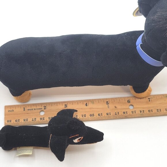 2 TY Dachshunds BUDDY Secret Life of Pets Dog Puppy Plush Softie Toy Animal  Co - Picture 5 of 12